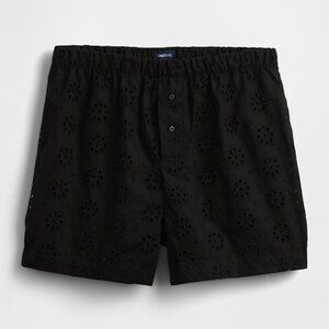 NWT GAP Eyelet Poplin PJ Boxer Shorts XL tall XLT